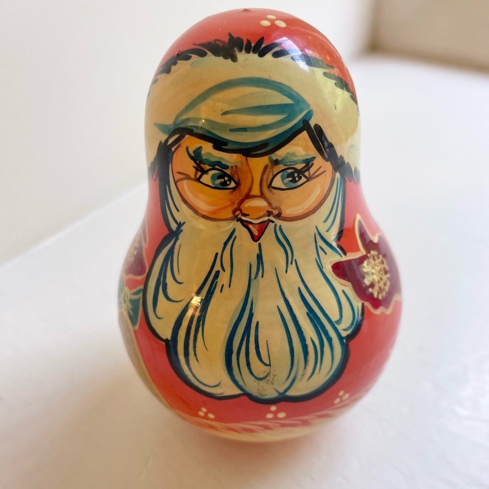 Vintage Roly Poly Santa - Picture 5 of 5